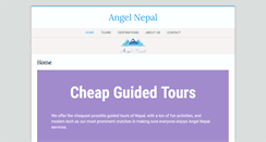Desktop Screenshot of angelnepal.com